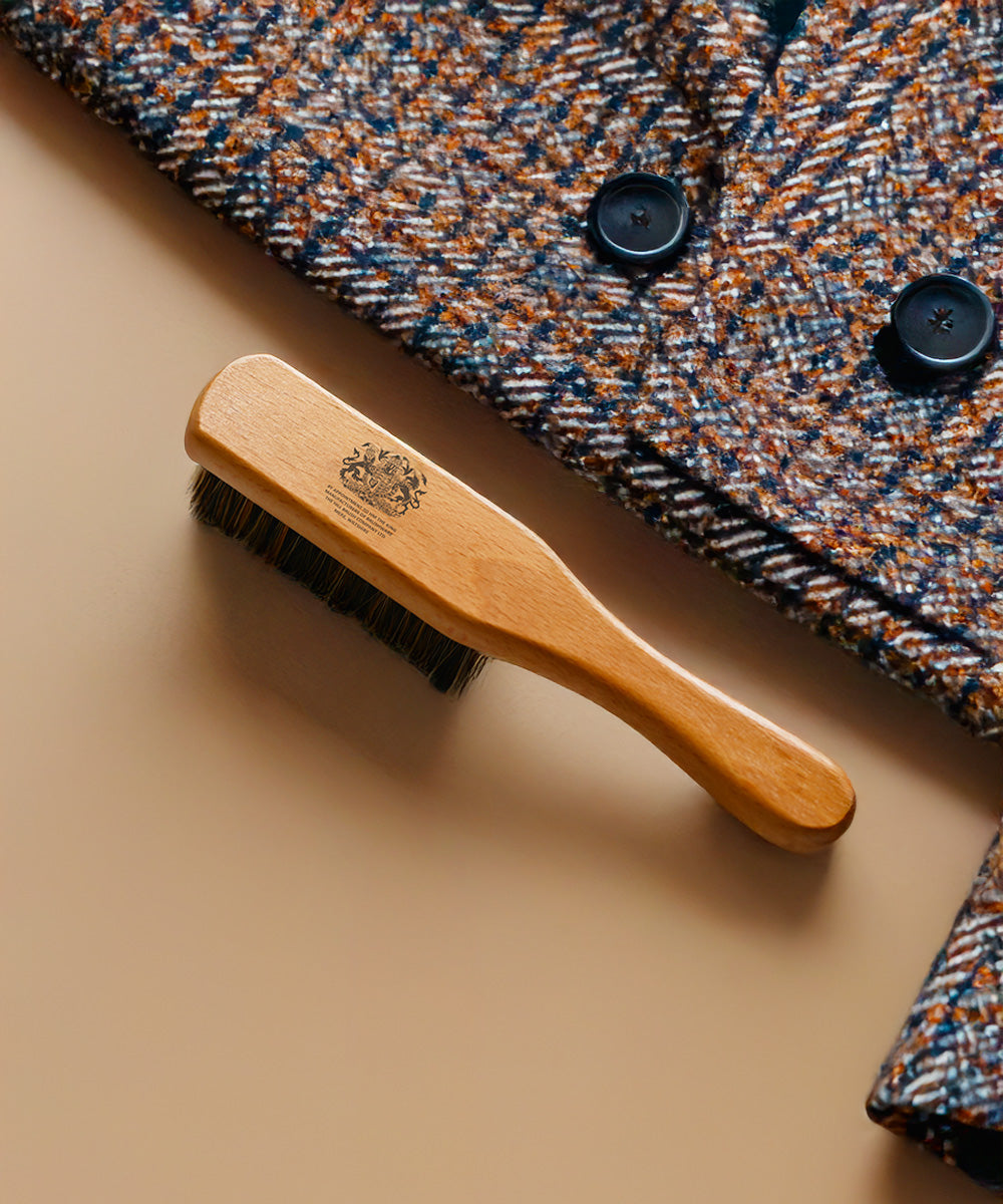 Clothes Brush - Soft Natural Fibre - Fabric Brush Tweed Brush